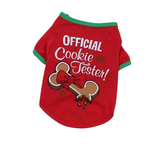 Pet Dog Clothes Christmas Costume Cartoon Clothes For Small Dog Cloth