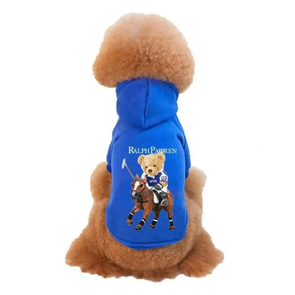 Winter Warm Pet Dog Clothes Cute Bear Dogs Hoodies For Puppy Small