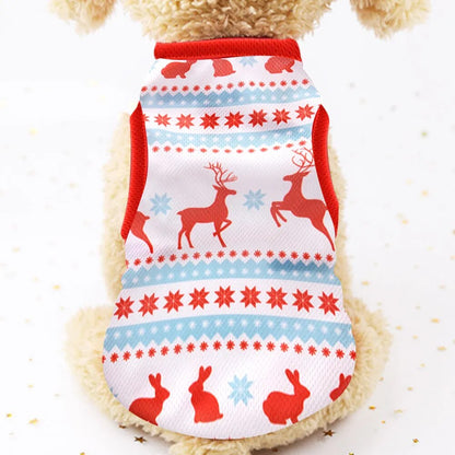 Christmas Dog Clothes Cotton Pet Clothing Hoodies For Small Dogs Cats