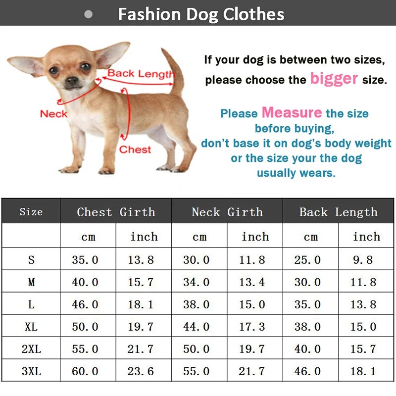 Dog Jacket Tracksuit for Small Medium Dogs Pet Vest Winter Dog Clothes