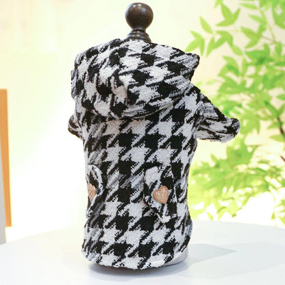 Autumn and Winter Pet Clothes Fashion Trench Coat Small and