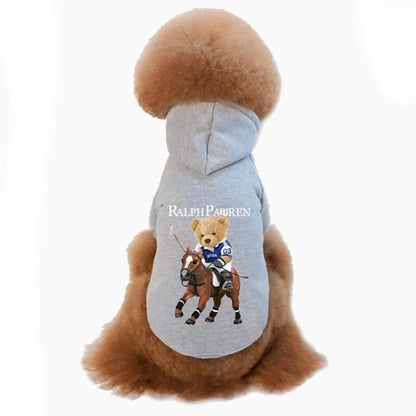 Winter Warm Pet Dog Clothes Cute Bear Dogs Hoodies For Puppy Small