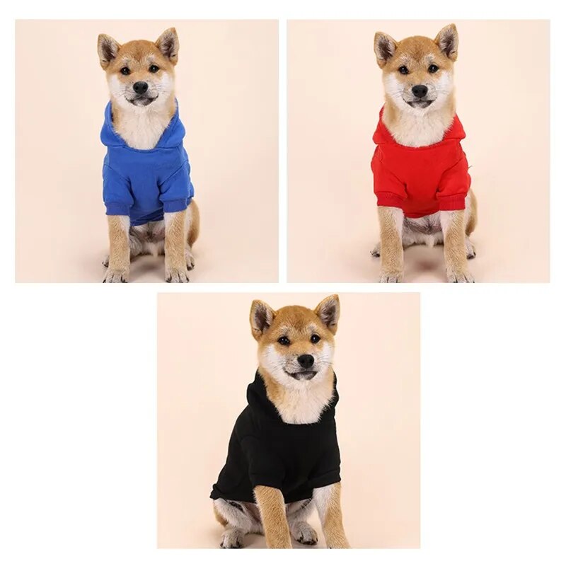 Winter Warm Pet Dog Clothes Cute Bear Dogs Hoodies For Puppy Small