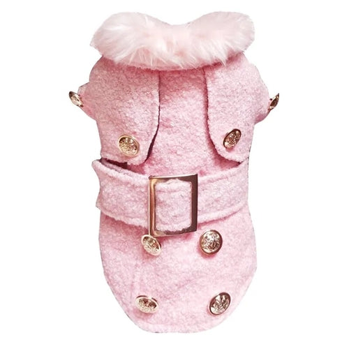 Winter Warm Dog Clothes Pet Dog Woolen Coat Cute Dog Sweater Cat