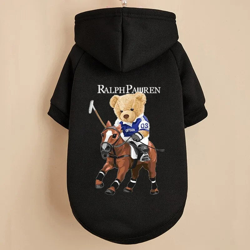 Winter Warm Pet Dog Clothes Cute Bear Dogs Hoodies For Puppy Small