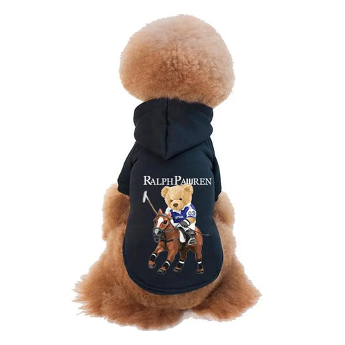 Winter Warm Pet Dog Clothes Cute Bear Dogs Hoodies For Puppy Small